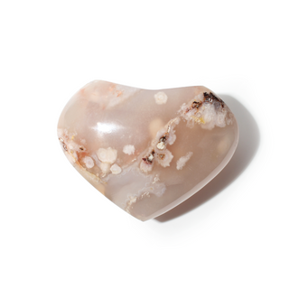 Flower Agate Heart from The Rock Space