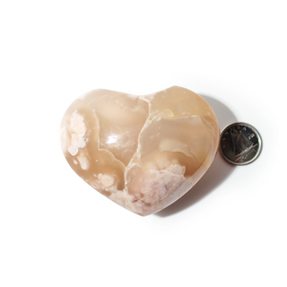 Flower Agate Heart from The Rock Space