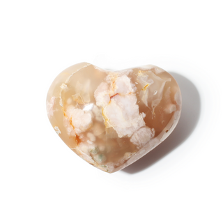 Flower Agate Heart from The Rock Space
