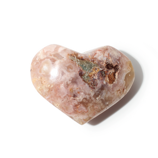 Flower Agate Heart #6 - 2" to 3 1/4" from The Rock Space