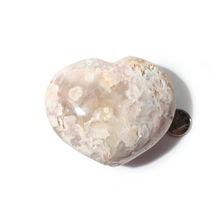 Flower Agate Heart from The Rock Space