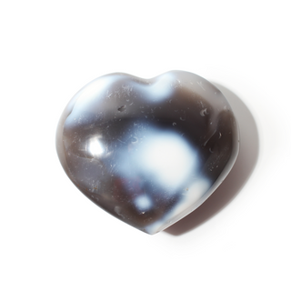 Orca Agate Heart #7 - 2" to 3 1/2" from The Rock Space