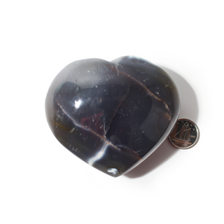 Orca Agate Heart from The Rock Space