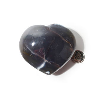 Orca Agate Heart from The Rock Space