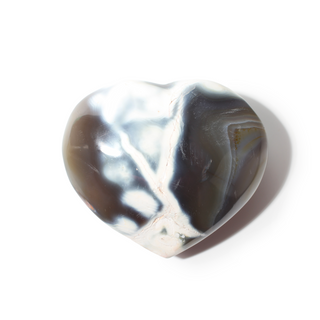 Orca Agate Heart #8 - 2" to 3 1/2" from The Rock Space