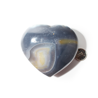 Orca Agate Heart from The Rock Space