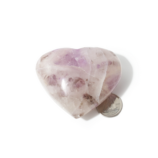 Amethyst and Smoky Quartz Heart #3 - 1 1/2" from The Rock Space