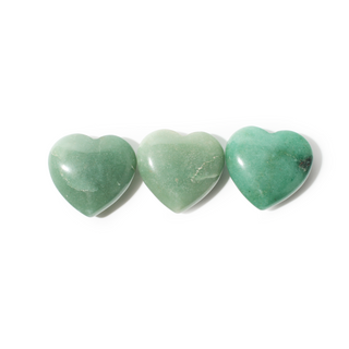 Green Aventurine Heart #1 - 3 Pack from The Rock Space
