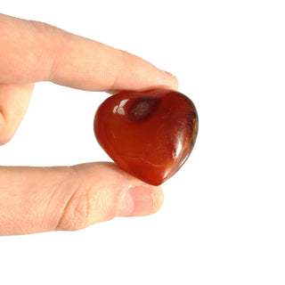 Carnelian Crystal Puffy Heart #1 - 1" to 1 1/2"    from The Rock Space