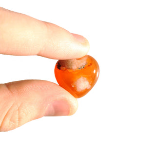 Carnelian Heart Carving "Pocket " 5G to 14.9g    from The Rock Space