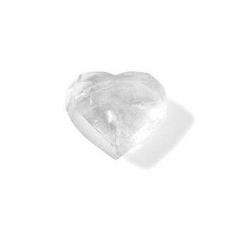 Clear Quartz A Faceted Heart #7 - 2" from The Rock Space