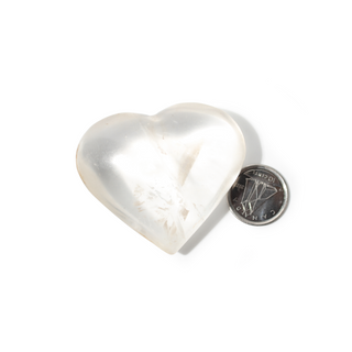 Clear Quartz Heart #2 - 3 Pack - 1" from The Rock Space