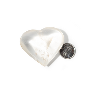 Clear Quartz Heart #2 - 3 Pack - 1" from The Rock Space