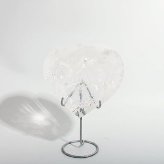 Clear Quartz Heart on Stand Unique #2 from Stonebridge Imports