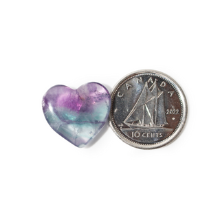 Fluorite Mini Heart Carving - 5 Pack from The Rock Space