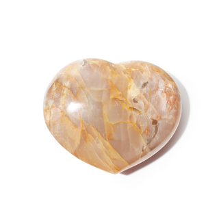 Peach Moonstone Heart from The Rock Space