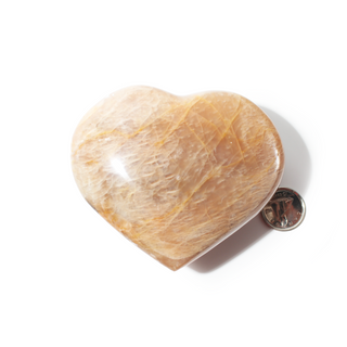 Peach Moonstone Heart from The Rock Space