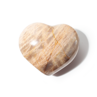 Peach Moonstone Heart from The Rock Space