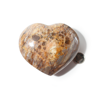 Peach Moonstone Heart from The Rock Space