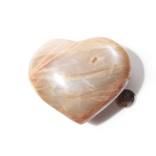 Peach Moonstone Heart from The Rock Space