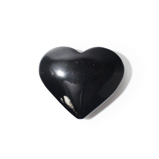 Black Obsidian B Heart #3 - 1 1/2" to 2 1/2" from The Rock Space