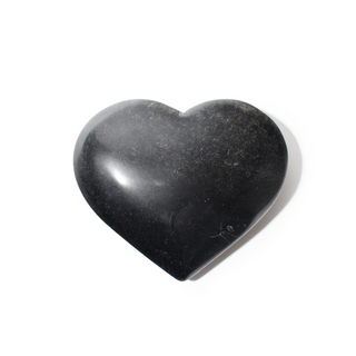 Black Obsidian B Heart #8 - 2" to 3 1/2" from The Rock Space