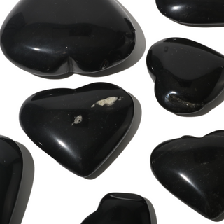 Obsidian B Heart Carvings - 8 to 10 Pieces - 1kg Box    from Stonebridge Imports