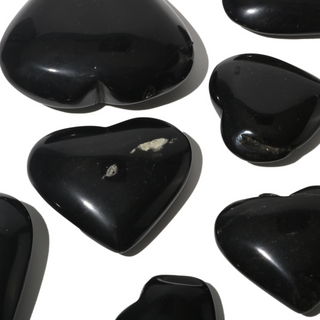 Obsidian B Heart Carvings - 8 to 10 Pieces - 1kg Box from The Rock Space