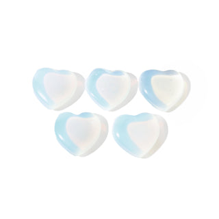 Opalite Heart Mini Carving - 5 Pack from The Rock Space