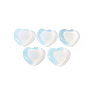 Opalite Heart Mini Carving - 5 Pack from The Rock Space