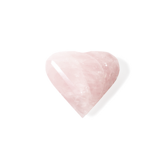 Rose Quartz A Faceted Heart #5 - 2" from The Rock Space