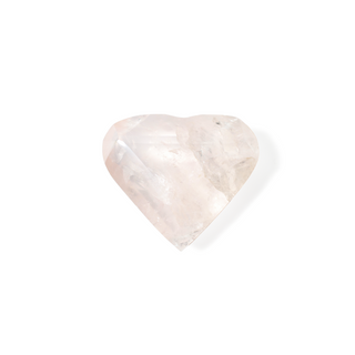 Rose Quartz A Faceted Heart #5 - 2" from The Rock Space