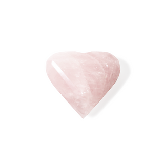 Rose Quartz A Faceted Heart #5 - 2" from The Rock Space