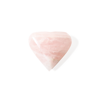 Rose Quartz A Faceted Heart #6 - 2" from The Rock Space