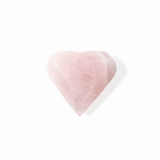 Rose Quartz A Faceted Heart #7 - 2" from The Rock Space