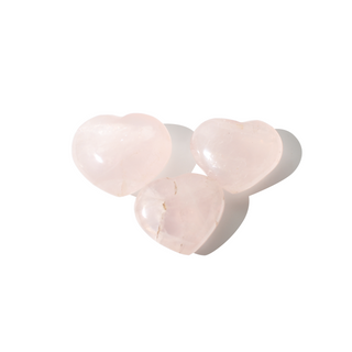 Rose Quartz Heart #1 - 3 Pack from The Rock Space