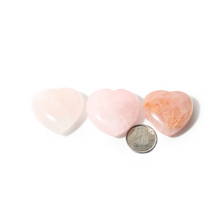 Rose Quartz Heart #1 - 3 Pack from The Rock Space