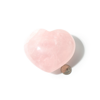 Rose Quartz Heart Unique #1 - 3 1/4" from The Rock Space