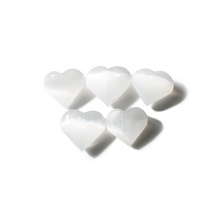 Selenite Pocket Heart - Pack of 5 from Stonebridge Imports