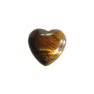 Tiger Eye Heart Pocket #1 - 3/4" to 1"    from The Rock Space