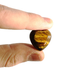 Tiger Eye Heart PK#1 - 5 Pack - 3/4" from The Rock Space