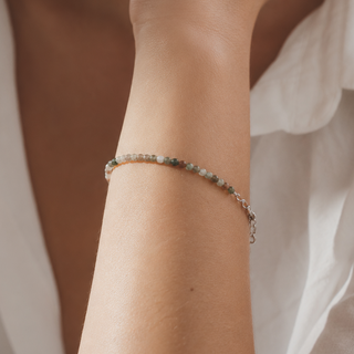 Indian Agate Bracelet - 2-3mm from The Rock Space