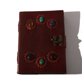 Gem Stone Leather Journal    from The Rock Space