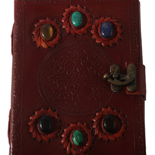 Gem Stone Leather Journal    from The Rock Space