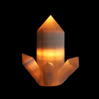 Selenite Cluster Lamp - 10"