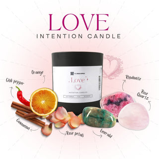 Crystal Intention Candle (Now in Clear Vessel!) from Stonebridge Imports