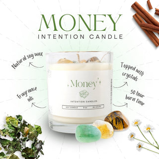 Crystal Intention Candle - Full Set (7) from Stonebridge Imports