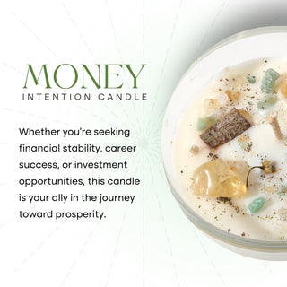 Crystal Intention Candle (Now in Clear Vessel!) from Stonebridge Imports