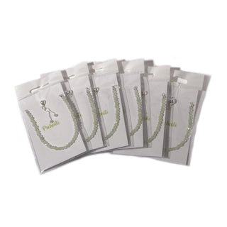 Prehnite Sterling Silver Bracelet - 6 pack    from Stonebridge Imports