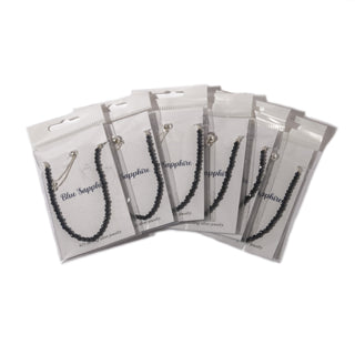 Blue Sapphire Sterling Silver Bracelet - Pack 6 - Pack   from Stonebridge Imports